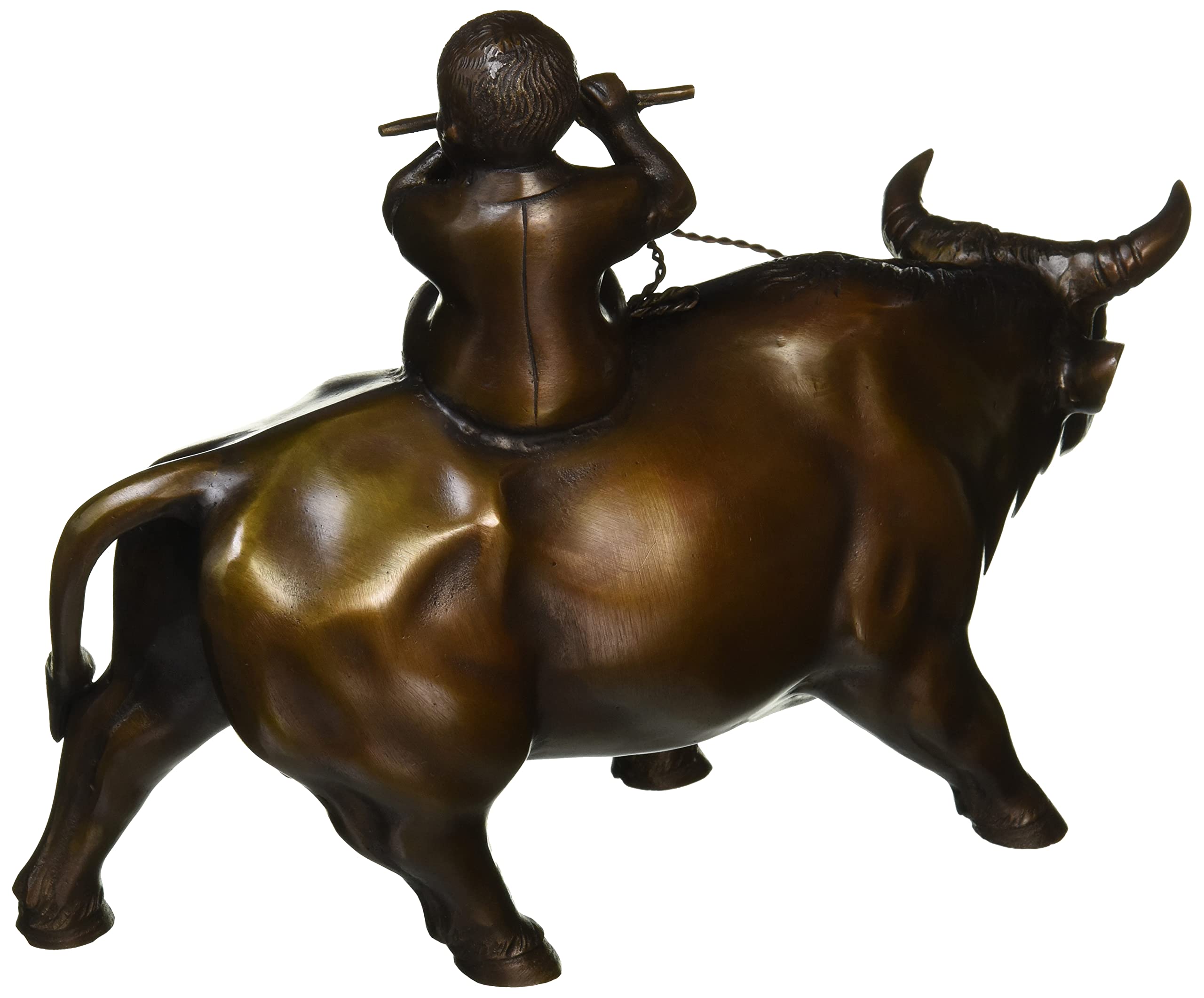 高岡銅器　置物　立牛童子 高岡銅器 置物 立牛童子 【公式通販】